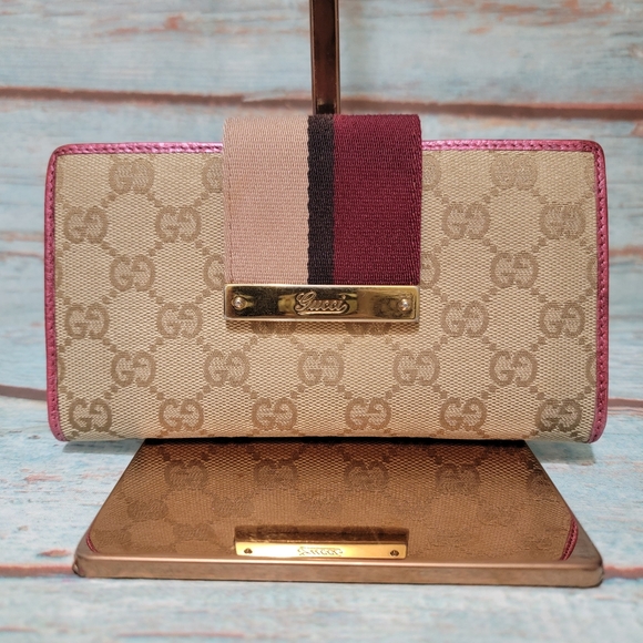 Final Price✅️ Authentic RARE Gucci GG Leather Wallet - Picture 5 of 14